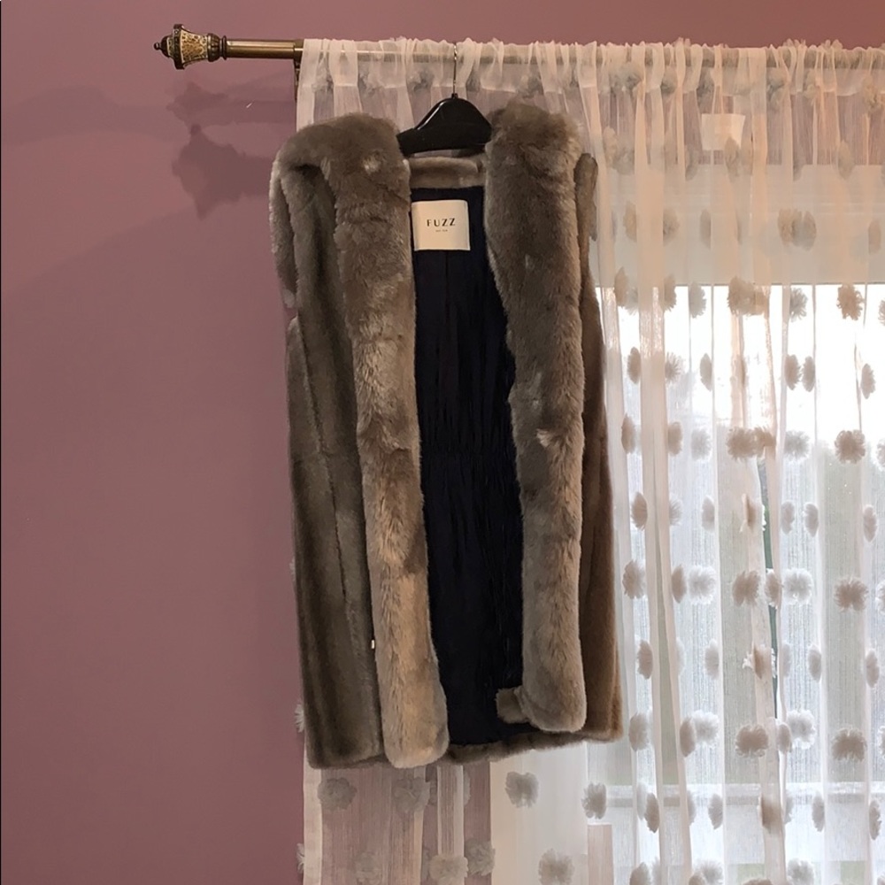 Faux fur vest
